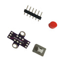 Self-locking 6Pin DIP Square Mini Push Button Tact Switch 8x8mm Double Row Switch with Cap and Pin