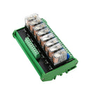 Omron 8 Channels Relay Module Eight Panels Driver Board Module DC 24V 10A 5.31 x 3.54 x 2.83inch