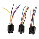 Pack of 3Pcs DC 12V 40 Amp Automotive Changeover Relay 5-Pin SPDT Relays with Harness Socket Set