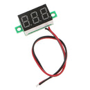 2 Wire 0.36'' DC 4.8V~30V Digital Voltmeter Gauge Tester Red LED Display Panel Mount Car Motorcycle