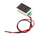 2 Wire 0.36'' DC 3V~30V Digital Voltmeter Gauge Tester Blue LED Display Panel Mount Car Motorcycle