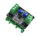 Current to Voltage Module 4-20mA to 0-5V Isolation Transmitter Signal Converter with Green Base