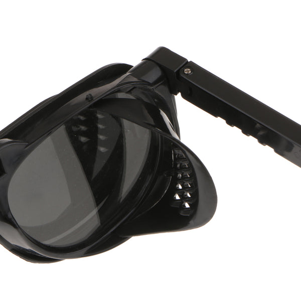 Black Welding Soldering Safety Goggles Flip Up Eye Dual Lens Protection Glasses