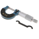 0-25mm Metric External Outside Micrometer with Case Caliper Measuring Tools with Red Case and Wrench