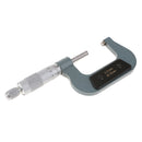25-50MM Metric External Outside Micrometer with Case Caliper Measuring Tools with Red Case and Wrench