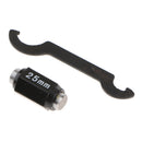 25-50MM Metric External Outside Micrometer with Case Caliper Measuring Tools with Red Case and Wrench