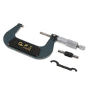 50-75mm Metric External Outside Micrometer with Case Caliper Measuring Tools with Red Case and Wrench