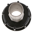 1000L IBC Tank Adapter Coarse Thread 60mm to 32mm Water Tank Connector Fitting Black