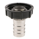 1000L IBC Tank Adapter Coarse Thread 60mm to 32mm Water Tank Connector Fitting Black