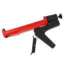 New Manual Glass Caulking Squeeze Caulk Gun Multifunction Aluminum Alloy Red
