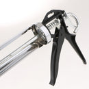 Metal Rotary Type Manual Glass Caulking Squeeze Caulk Gun Multifunction Tool