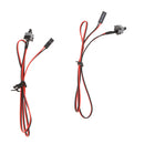 Electop 2 Pack 2 Pin SW PC Power Cable On/Off Push Button Computer Switch