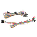 2PCS ATX Reset Off/On Switch Cable, Computer Case Double Switch / LED Light