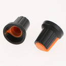 30 Pieces Plastic Knobs Hats for 6mm Shaft Potentiometers 5-Colors WH148 AG2