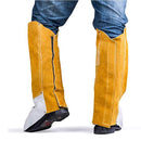 Splatterproof Elastic Leather Welding Spats Welder Leggings Anti-collision Footwear