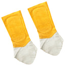 Splatterproof Elastic Leather Welding Spats Welder Leggings Anti-collision Footwear