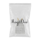 Heat Resistant 90x60cm White Leather Weld Proctective Apron with Pockets Splatter Resistant