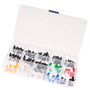 150pcs Momentary Tactile Push Button Micro Switch Miniature 7-Color 6x6x9