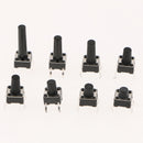 150pcs Hat+Button Micro Momentary Push Button Switch Miniature 7-Color New