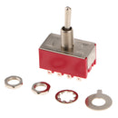 1 Pieces 2A250V 5A125V MTS-402 Position Terminal Latching Mini Toggle Switch 6mm