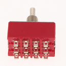 1 Pieces 2A250V 5A125V MTS-402 Position Terminal Latching Mini Toggle Switch 6mm