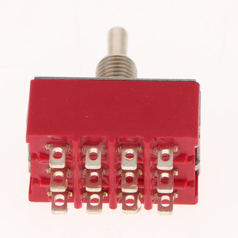 1 Pieces 2A250V 5A125V MTS-402 Position Terminal Latching Mini Toggle Switch 6mm