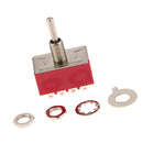 1 Pieces 2A250V 5A125V MTS-402 Position Terminal Latching Mini Toggle Switch 6mm