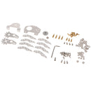 Stainless Steel 8DOF 8 Degrees Of Freedom DIY Mechanical Robot Arm Claw Kit