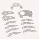 Stainless Steel 8DOF 8 Degrees Of Freedom DIY Mechanical Robot Arm Claw Kit