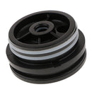 RO Housing End Cap With 2 O-Rings For 4" Membrane Fresh Water Systems Parts,Durable Plastic (ABS)