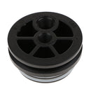 RO Housing End Cap With 2 O-Rings For 4" Membrane Fresh Water Systems Parts,Durable Plastic (ABS)