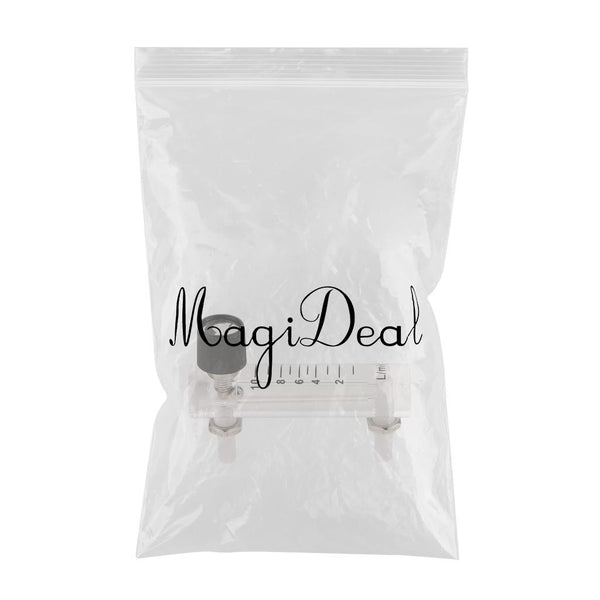 1-10LPM Tube Type Oxygen Flow Meter Flowmeter Regulator With Valve,Measuring and Controlling Air