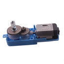 Semi Gear Robot Intelligent Vehicle Car Speed Reducer TT Motor 1:90 Metal