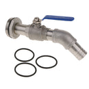 32mm Caliber~ Heavy Duty 45 Degree Tilt Nozzl Full Port Ball Valve Oil Drum Adapter Barrel Valves Faucet for 200 Litre