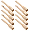 10x Gas Shielded Weld Welding Welder Contact Gas Nozzle Brass Female