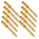 10x Gas Shielded Weld Welding Welder Contact Gas Nozzle Brass Male