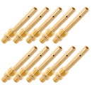 10x Gas Shielded Weld Welding Welder Contact Gas Nozzle Brass Male