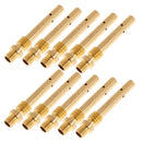 10x Gas Shielded Weld Welding Welder Contact Gas Nozzle Brass Male