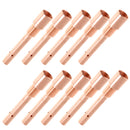 10x Gas Shielded Weld Welding Welder Contact Gas Nozzle Red Copper Female