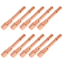 10x Gas Shielded Weld Welding Welder Contact Gas Nozzle Red Copper Female