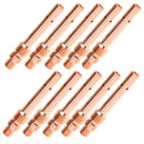 10x Gas Shielded Weld Welding Welder Contact Gas Nozzle Red Copper Male