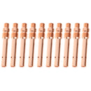 10x Gas Shielded Weld Welding Welder Contact Gas Nozzle Red Copper Male