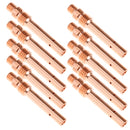 10x Gas Shielded Weld Welding Welder Contact Gas Nozzle Red Copper Male