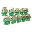 10 Piece USB 2. 0 Head To DIP Angle Plug 4P Inline Female Socket Connector