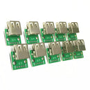 10 Piece USB 2. 0 Head To DIP Angle Plug 4P Inline Female Socket Connector
