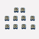 10 Pcs 2000 Ohm Linear Rotational Trimmer Resistance Potentiometer 0.05 W 102-1K Fine Turning