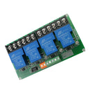 DC 5V 30A PNP 4 Channel High And Low Level Trigger Relay Module Driver Board Control Board