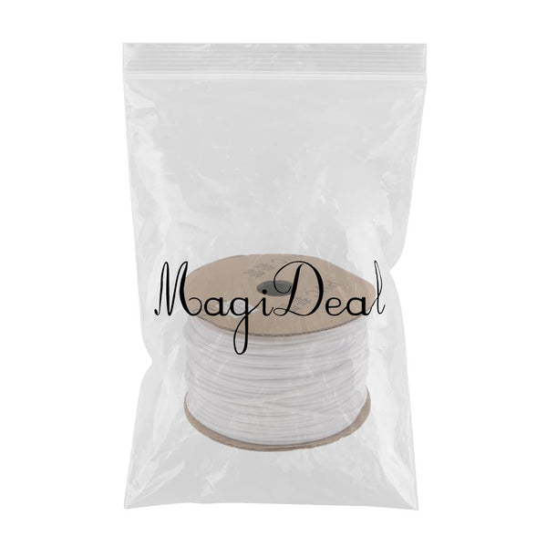 1 Roll Inner Dia. 1.5mm Wire Marking Machine PVC Pipe Sleeve Cable Marker White Color 0.5mm2