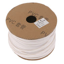 1 Roll Inner Dia. 2mm Wire Marking Machine PVC Pipe Sleeve Cable Marker White Color 0.75mm2