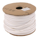 1 Roll Inner Dia. 2mm Wire Marking Machine PVC Pipe Sleeve Cable Marker White Color 0.75mm2